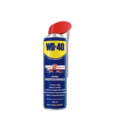 Afbeelding van WD 40 Multifunctioneel smeermiddel spray met professioneel systeem dubbele positie, 500 ml