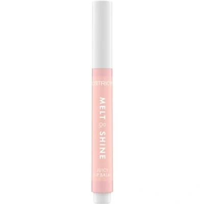 Afbeelding van Catrice Melt &amp; Shine Juicy Lippenbalsem nr. 010 Nude hydraterend, vergroot, glanzend, fris, veganistisch, olievrij, parabenen, zonder nanodeeltjes, per stuk verpakt (1,3 g)