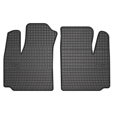 Afbeelding van FROGUM 0911P Vloermatset Rubber Voor 2 Zwart Op maat gemaakt FIAT: Doblo I Cargo