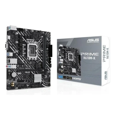 Image de ASUS PRIME H610M K carte mère micro ATX Socket LGA1700 H610 Chipset USB 3.2 Gen 1 Gigabit LAN graphique embarquée (unité centrale requise) audio HD (8 canaux)