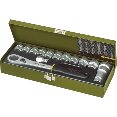 Afbeelding van Proxxon Industrial 23604 Dopsleutelset Metrisch 1/2 (12.5 mm) 14 delig