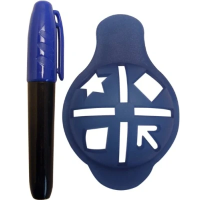 Afbeelding van Uitlijnhulp met sharpie marker