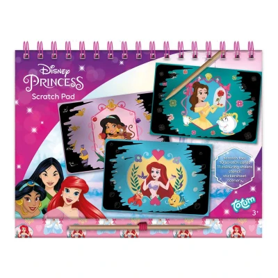 Afbeelding van Knutselset Totum Disney Princess scratchbook