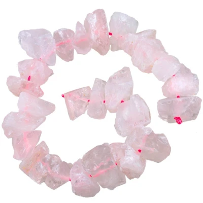 Afbeelding van Rozenkwarts Kralen (9 17 x 7 16 8 14 mm) 20 Stuks voor Sieraden 100% Natuursteen Dreambeads