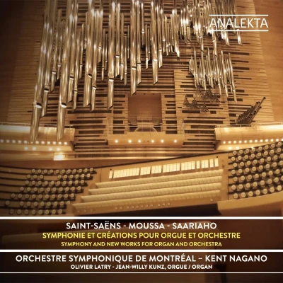 Afbeelding van Olivier Latry, Orchestre symphonique de Montréal, Kent Nagano Saint Saëns: Symphonie Et Creations Pour Orgue (CD)