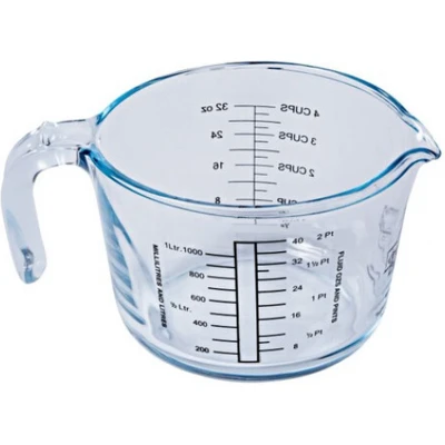Afbeelding van Meetkan Ô Cuisine Transparant Glas Inhoud 1 L