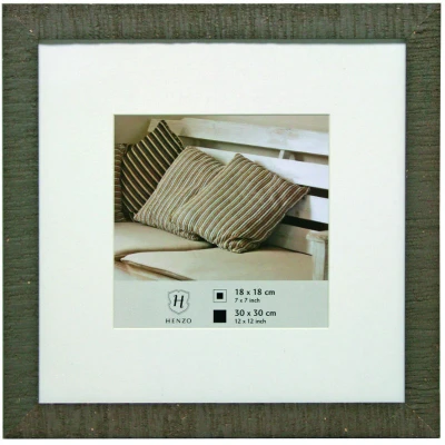 Afbeelding van Fotolijst Henzo Driftwood Fotomaat 30x30 cm Bruin