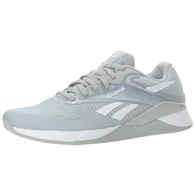 Afbeelding van Reebok NANO X4 Trainingsschoen, Heren, Maat: 35, pure grey white Textiel/ synthetisch