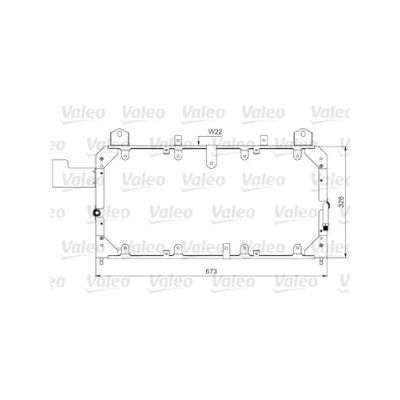 Afbeelding van Valeo Airco condensor 814062