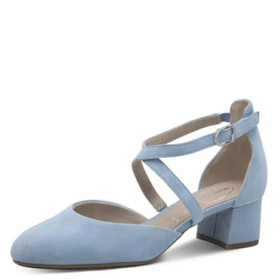 Afbeelding van Tamaris COMFORT Essentials Dames Pumps LT BLUE SUEDE Maat 37