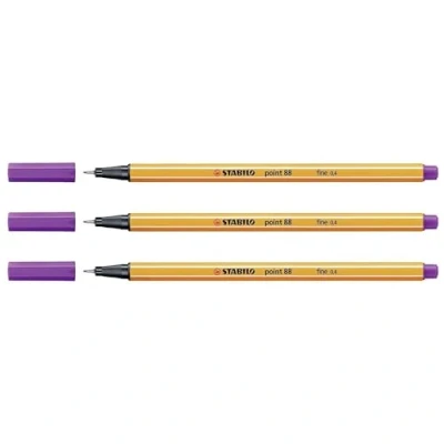 Afbeelding van STABILO point 88 fineliner, lila fineliner