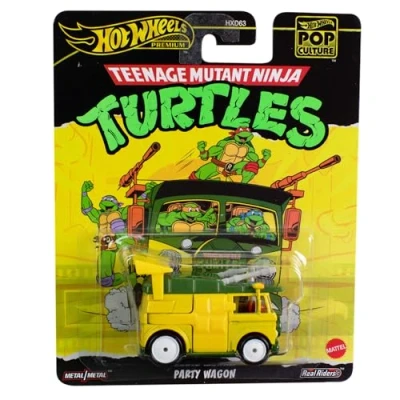 Afbeelding van Hot Wheels HXF04 Teenage Mutant Ninja Turtles &#039;party wagon&quot; speelgoedvoertuig