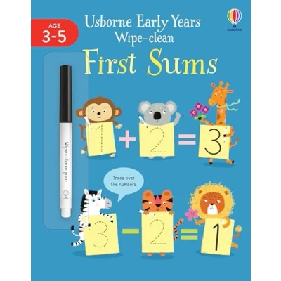 Afbeelding van Usborne Early Years Wipe Clean First Sums
