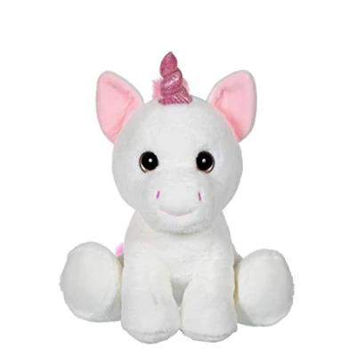 Image de Peluche Licorne Gipsy Puppy Eyes Pets 40 Cm Blanc Pour Enfant Des La Naissance