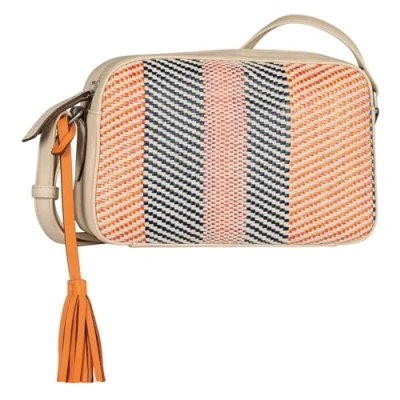 Afbeelding van Gabor Schoudertas Annett Camera Bag Stripes Multi Beige