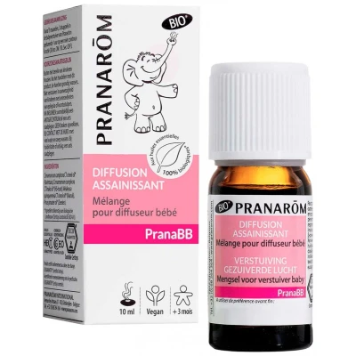 Afbeelding van Pranarôm PranaBB Diffusion Assainissant Mélange Pour Diffuseur Bébé Bio 10 ml
