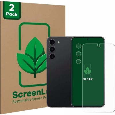 Afbeelding van ScreenLeaf Screenprotector voor Samsung Galaxy S23 (Voor+Camera) Duurzame schermbescherming Folie Beschermfolie transparant (2 Stuks)