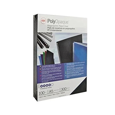 Afbeelding van Voorblad GBC A4 Polycover 300micron donkerblauw 100stuks