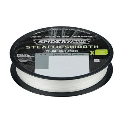 Afbeelding van Spiderwire Stealth Smooth 8 &#039;Translucent&#039; 0.19mm 300m Gevlochten lijn