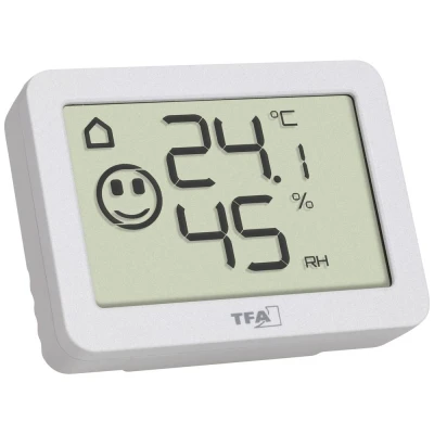 Afbeelding van TFA Dostmann 30.5055.02 Thermo en hygrometer Wit