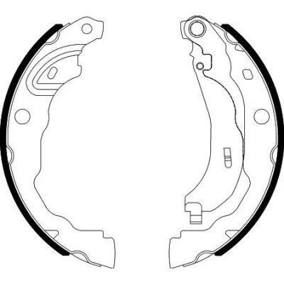 Afbeelding van Remschoenset TEXTAR 91088200, voor o.a. RENAULT,