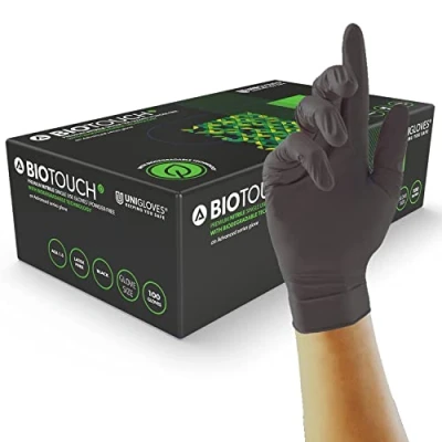 Afbeelding van UNIGLOVES BioTouch GM0092 100 stuks zwart S