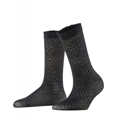 Afbeelding van Falke Ultra Romantic Sokken, Dames, Maat: 39 42, Black