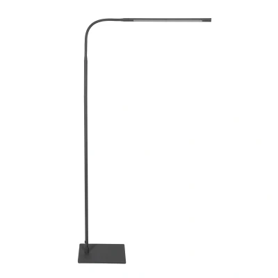 Afbeelding van Mexlite Serpent vloerlamp zwart kunststof 183 cm hoog