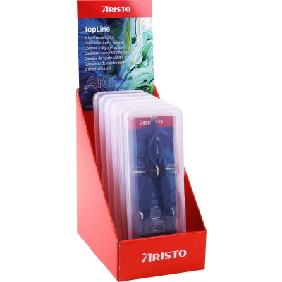 Afbeelding van Aristo snelverstelpasser Topline Art series 6 stuks in display Mystic green en Deep blue AR VD559829