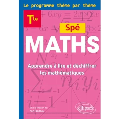 Afbeelding van MATHS TERMINALE LE PROGRAMME THEME PAR
