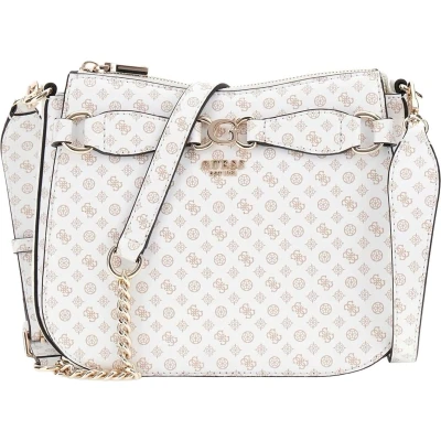 Afbeelding van Guess Arlena Handtas, Dames, Maat: One Size, White logo