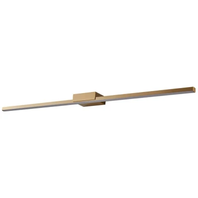 Afbeelding van Lucande LED spiegellamp Kivana, koper, metaal, 90 cm, IP44