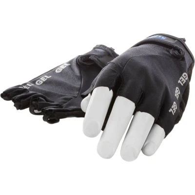 Afbeelding van Lycra handschoen Mirage met gelpads maat XL zwart/zwart