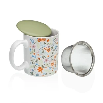 Afbeelding van Kop met theefilter Versa Blommor