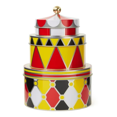 Afbeelding van Alessi Circus,set Van 3 Voorraaddozen