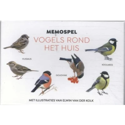 Afbeelding van Uitgeverij kosmos memospel vogels rond het huis