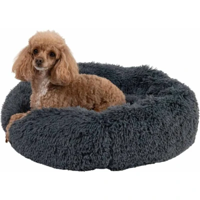 Afbeelding van Jack and Vanilla Hondenkussen Donut Donkergrijs XS Ø50cm