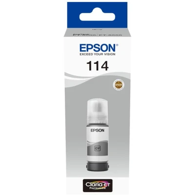 Afbeelding van Epson 114 (C13T07B540) Inktcartridge Grijs