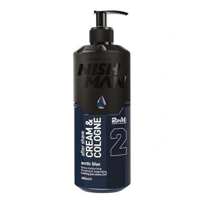 Afbeelding van Nishman 02 ARTIC BLUE Cologne After Shave Cream, 400 ml