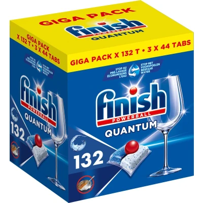 Afbeelding van Finish Vaatwastabletten Quantum All in 1 Regular 132 stuks