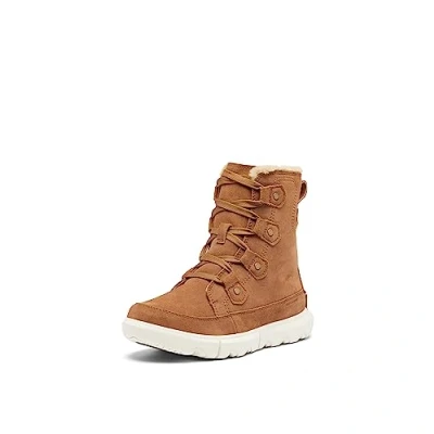 Afbeelding van Sorel Explorer NEXT JOAN WP Snowboots, Dames, Maat: 40, Tan/fawn Veloursleer