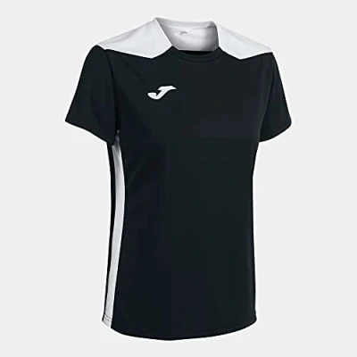 Afbeelding van Joma Championship VI Shirt Korte Mouw Dames Marine / Fluogeel Maat: XL