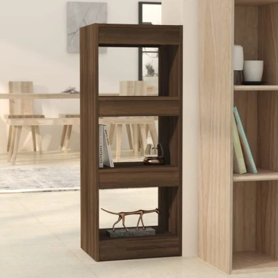 Afbeelding van Boekenkast/kamerscherm 40x30x103 cm spaanplaat bruineikenkleur