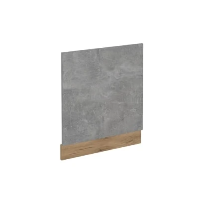 Afbeelding van Vicco Voorpaneel vaatwasser R Line, Beton/Krachtige eik goud, 60 cm zonder werkblad