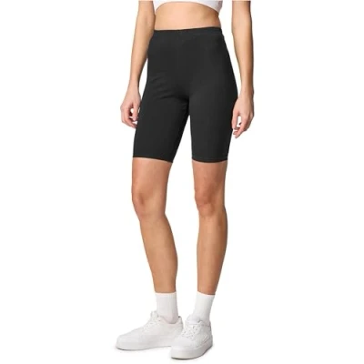 Afbeelding van Merry Style MS MS10 200 LE Dames Leggings Sport Vrijetijdsbroek Kort Katoen Sporbroek Yogabroek Zwart M