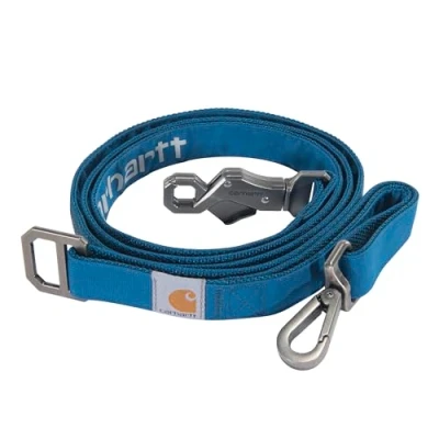 Afbeelding van Carhartt Duurzame nylon eendenriem voor huisdieren, reflecterende naden zichtbaarheid, marineblauw, maat L