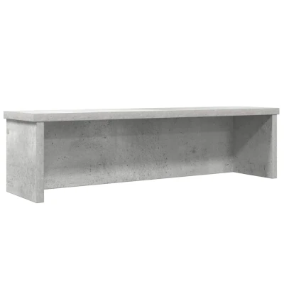 Afbeelding van vidaXL Keukenrek stapelbaar 60x15x16 cm bewerkt hout betongrijs