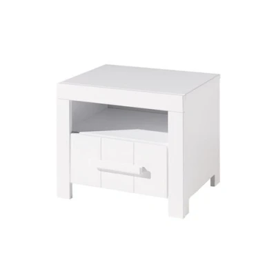 Image de table de nuit Erik blanche Blanc MDF Vipack