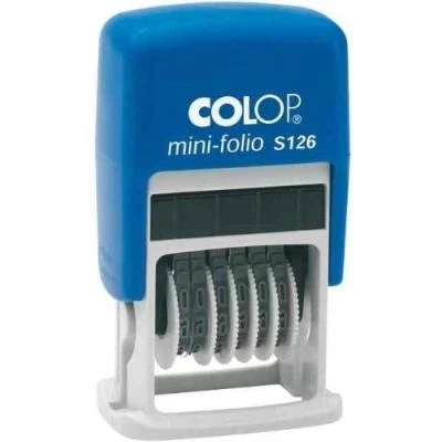 Image de Tampon numéroteur mini s126 6 chiffres h 4 mm colop 104941