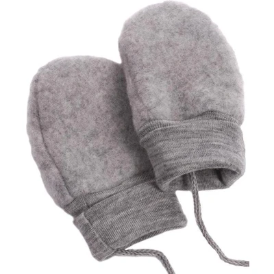 Afbeelding van Engel Natur Wantjes van wol fleece grijs
